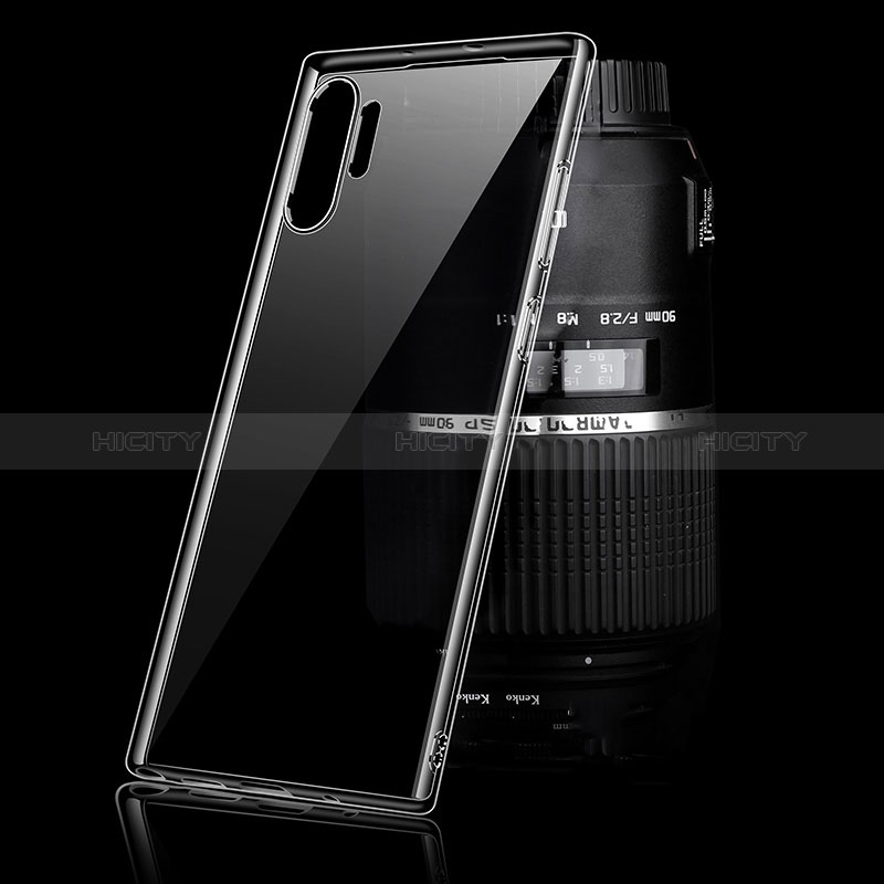 Cover Silicone Trasparente Ultra Sottile Morbida T05 per Samsung Galaxy Note 10 Plus 5G Chiaro