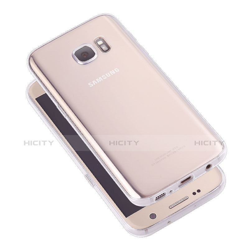 Cover Silicone Trasparente Ultra Sottile Morbida T05 per Samsung Galaxy S7 G930F G930FD Chiaro