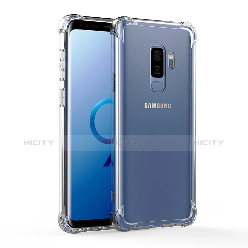 Cover Silicone Trasparente Ultra Sottile Morbida T05 per Samsung Galaxy S9 Plus Chiaro