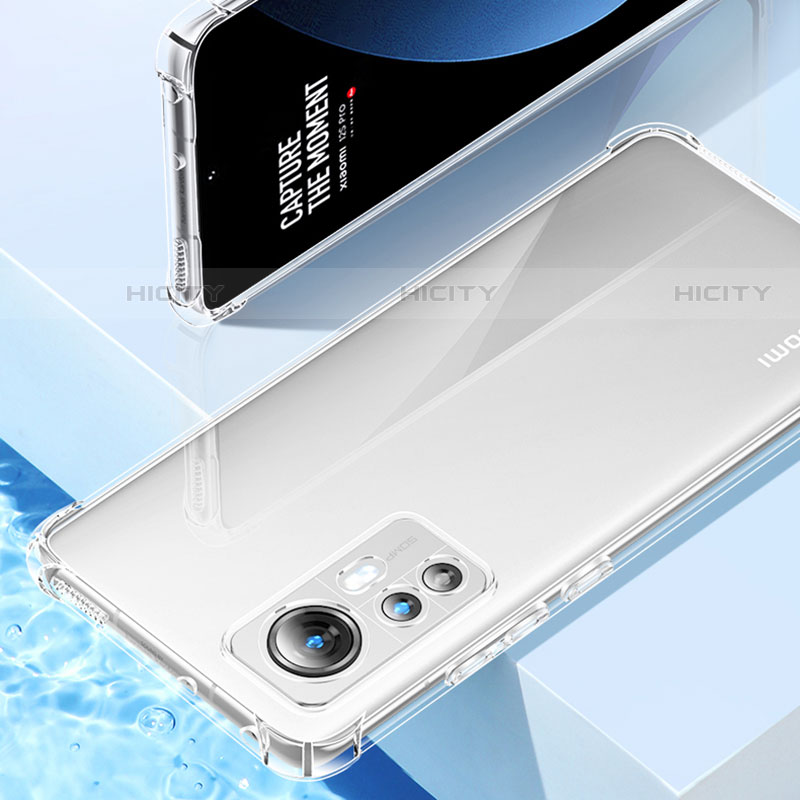 Cover Silicone Trasparente Ultra Sottile Morbida T05 per Xiaomi Mi 12 Lite 5G Chiaro