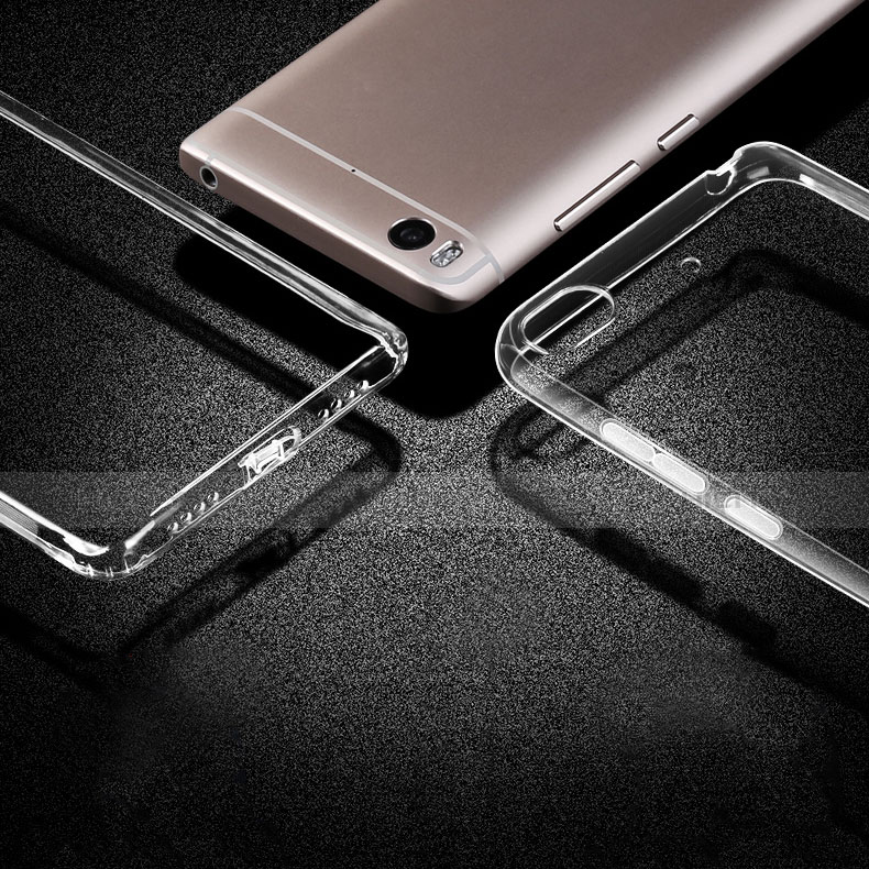 Cover Silicone Trasparente Ultra Sottile Morbida T05 per Xiaomi Mi 5S 4G Chiaro