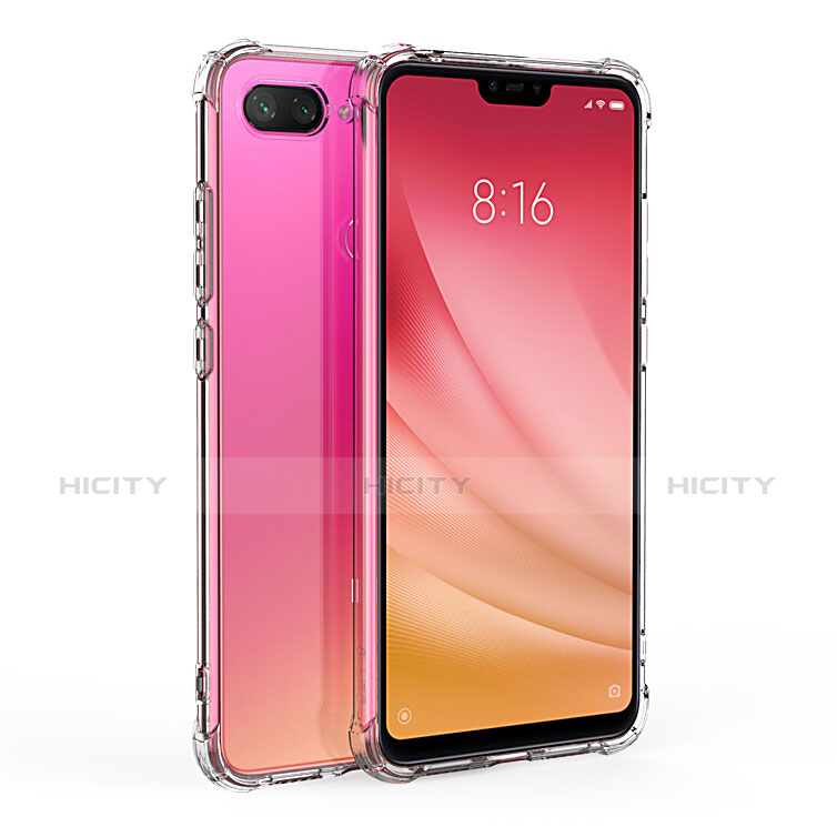 Cover Silicone Trasparente Ultra Sottile Morbida T05 per Xiaomi Mi 8 Lite Chiaro