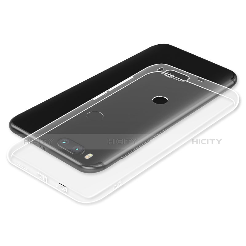 Cover Silicone Trasparente Ultra Sottile Morbida T05 per Xiaomi Mi A1 Chiaro