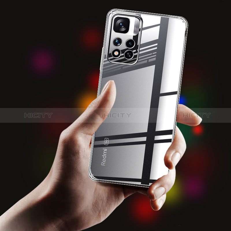 Cover Silicone Trasparente Ultra Sottile Morbida T05 per Xiaomi Poco X4 NFC Chiaro
