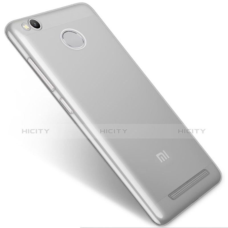 Cover Silicone Trasparente Ultra Sottile Morbida T05 per Xiaomi Redmi 3 Pro Chiaro