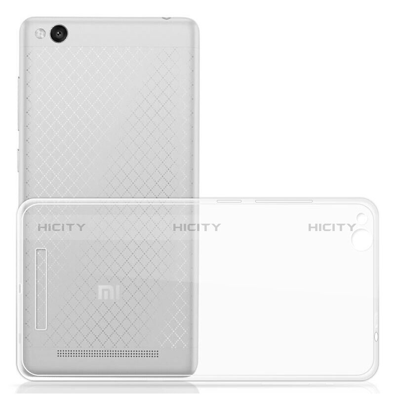 Cover Silicone Trasparente Ultra Sottile Morbida T05 per Xiaomi Redmi 3S Chiaro