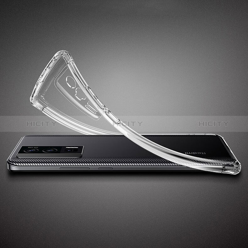Cover Silicone Trasparente Ultra Sottile Morbida T05 per Xiaomi Redmi K60 Pro 5G Chiaro