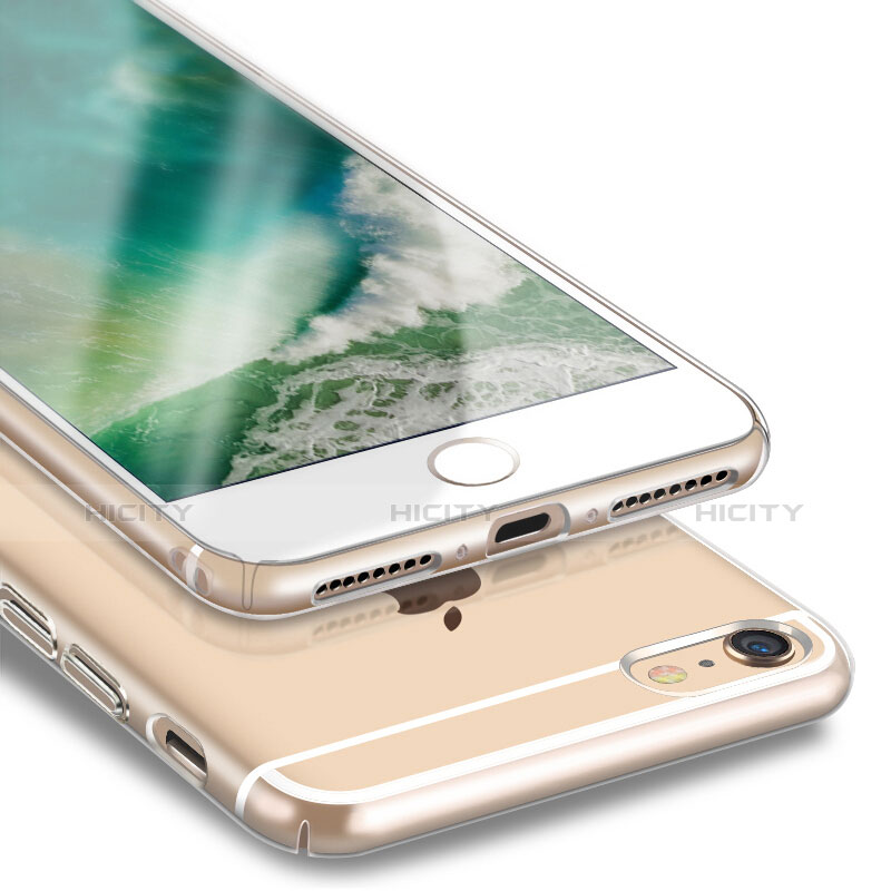 Cover Silicone Trasparente Ultra Sottile Morbida T06 per Apple iPhone 7 Chiaro