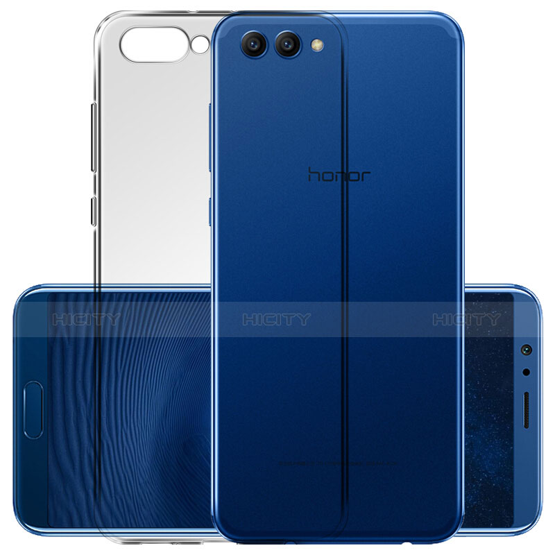 Cover Silicone Trasparente Ultra Sottile Morbida T06 per Huawei Honor View 10 Chiaro