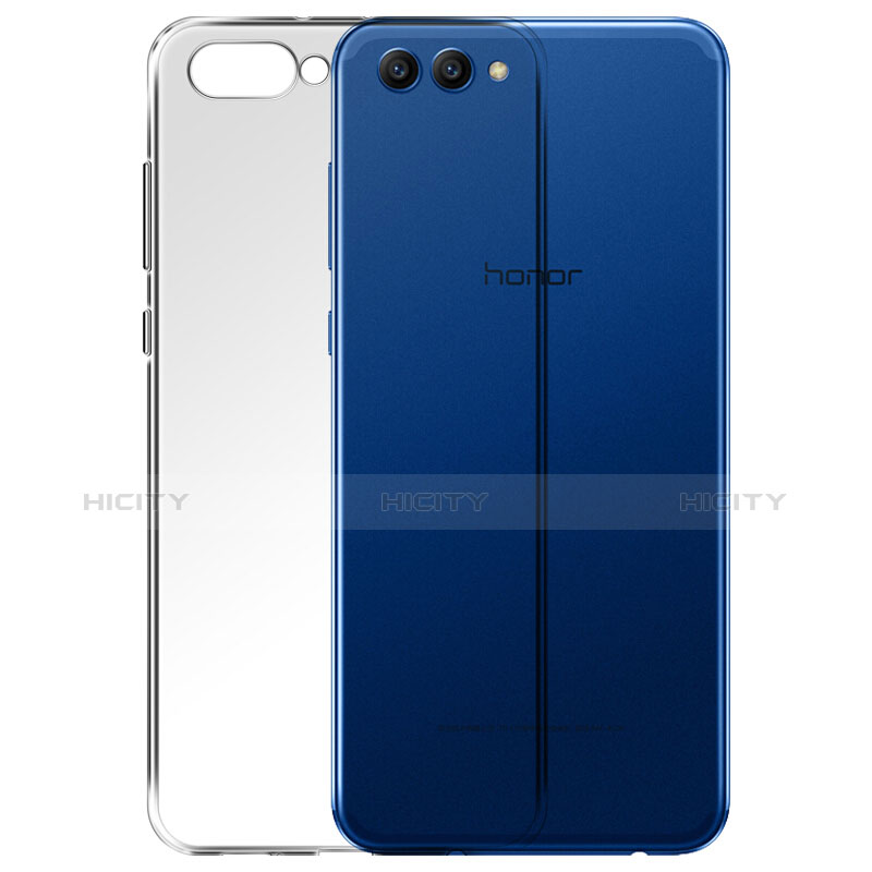 Cover Silicone Trasparente Ultra Sottile Morbida T06 per Huawei Honor View 10 Chiaro