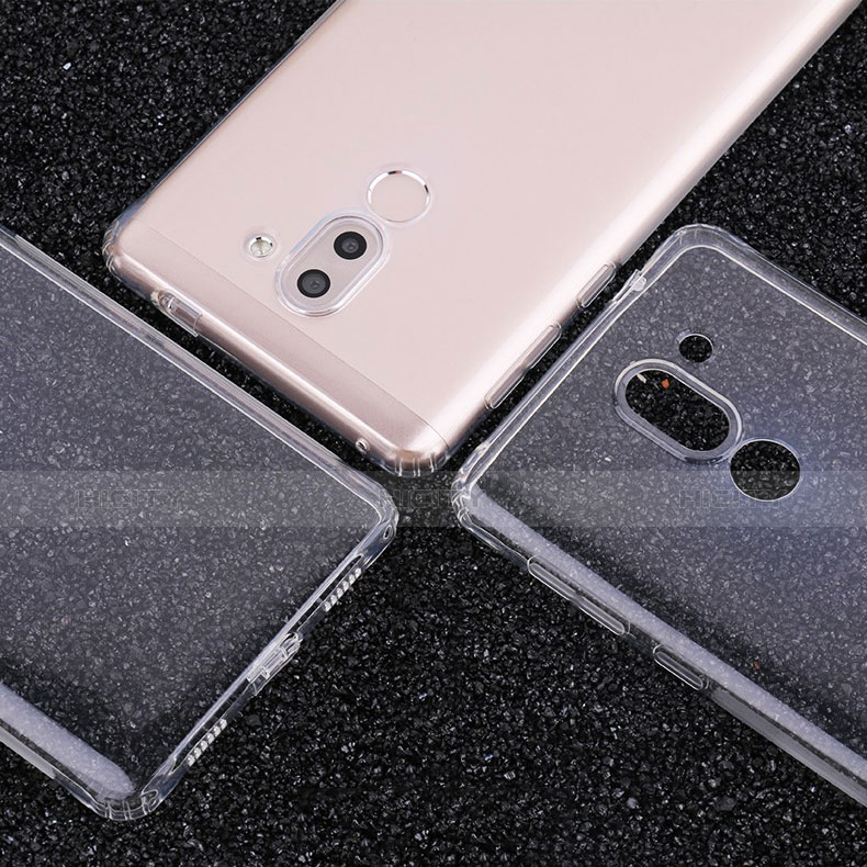 Cover Silicone Trasparente Ultra Sottile Morbida T06 per Huawei Mate 9 Lite Chiaro