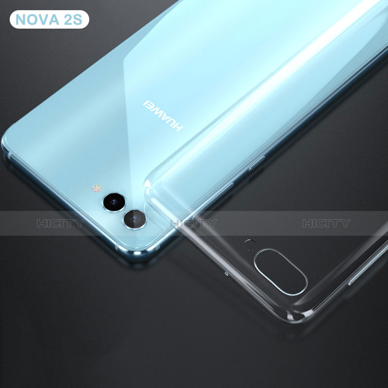 Cover Silicone Trasparente Ultra Sottile Morbida T06 per Huawei Nova 2S Chiaro