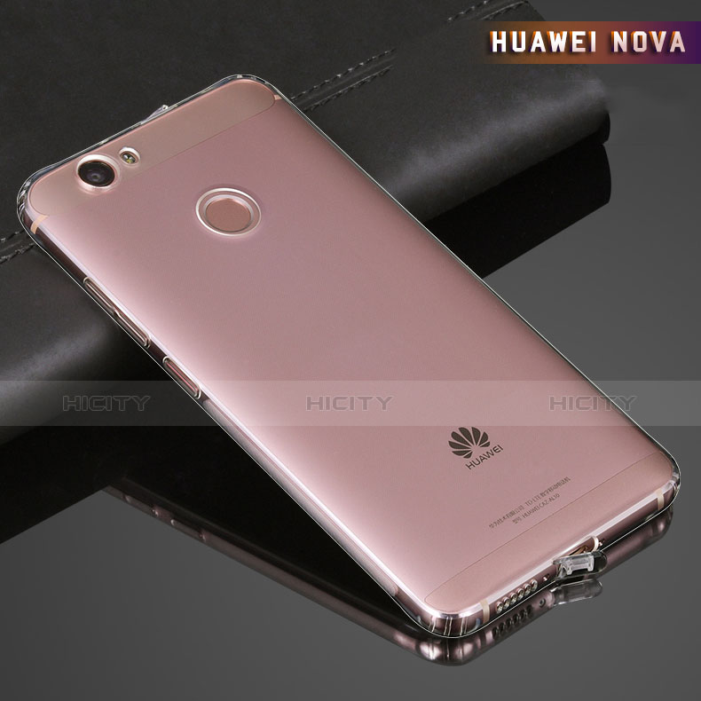 Cover Silicone Trasparente Ultra Sottile Morbida T06 per Huawei Nova Chiaro