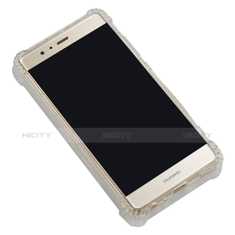 Cover Silicone Trasparente Ultra Sottile Morbida T06 per Huawei P9 Plus Chiaro