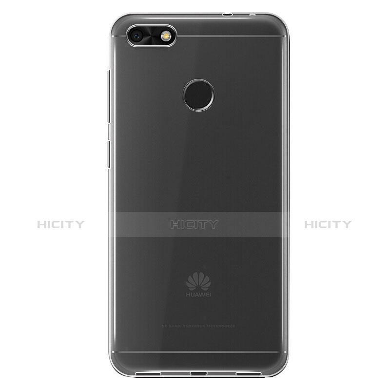 Cover Silicone Trasparente Ultra Sottile Morbida T06 per Huawei Y6 Pro (2017) Chiaro