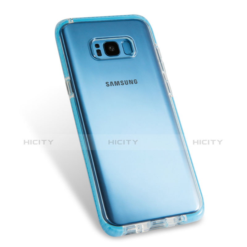 Cover Silicone Trasparente Ultra Sottile Morbida T06 per Samsung Galaxy S8 Chiaro