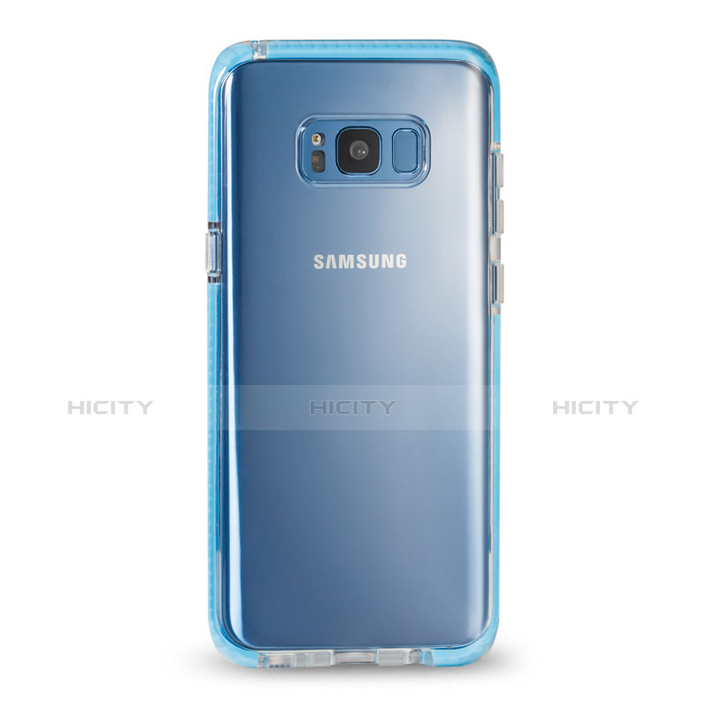 Cover Silicone Trasparente Ultra Sottile Morbida T06 per Samsung Galaxy S8 Plus Chiaro
