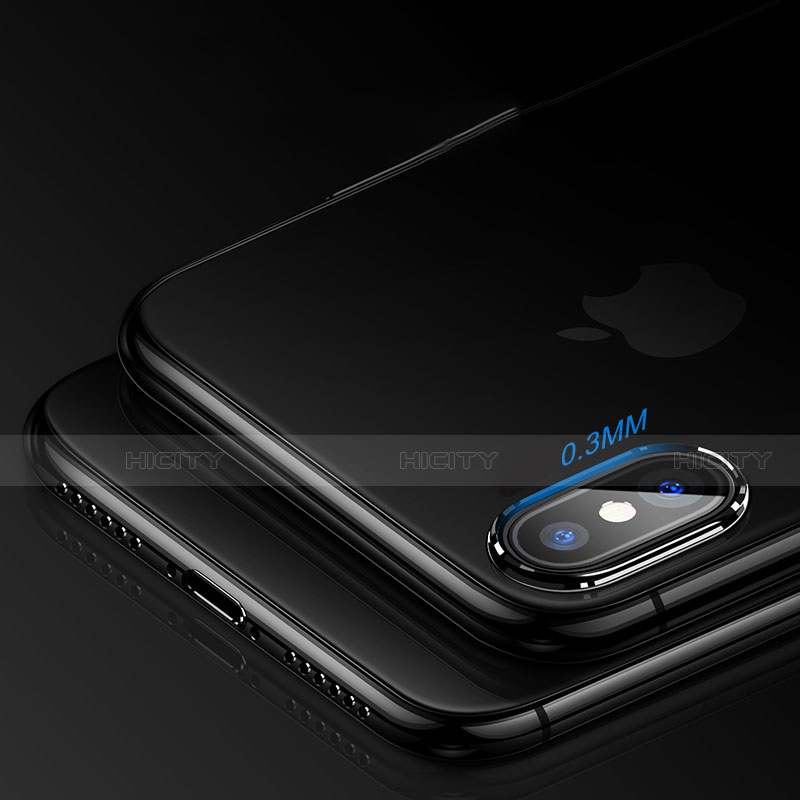 Cover Silicone Trasparente Ultra Sottile Morbida T07 per Apple iPhone X Chiaro