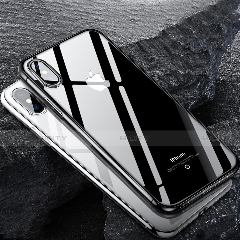 Cover Silicone Trasparente Ultra Sottile Morbida T07 per Apple iPhone Xs Max Chiaro