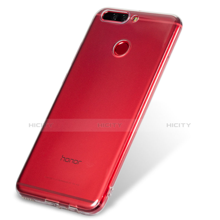 Cover Silicone Trasparente Ultra Sottile Morbida T07 per Huawei Honor 8 Pro Chiaro