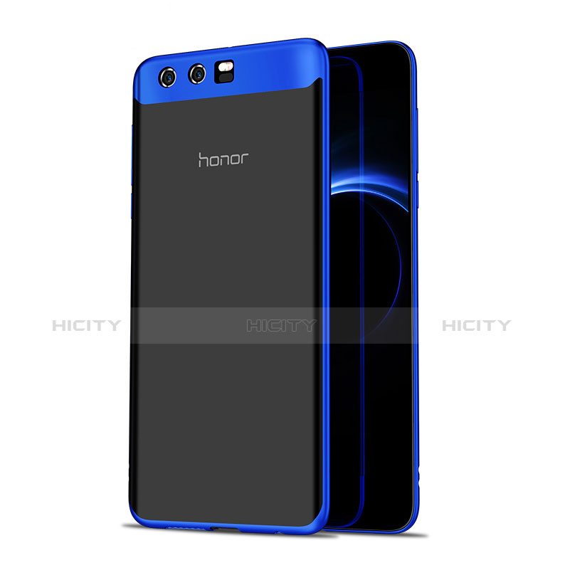 Cover Silicone Trasparente Ultra Sottile Morbida T07 per Huawei Honor 9 Blu