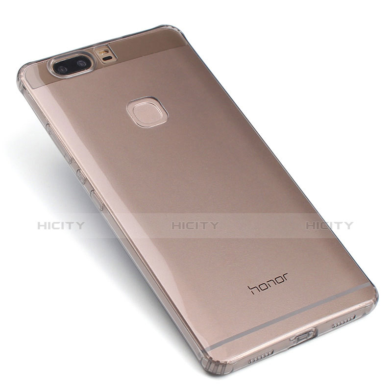 Cover Silicone Trasparente Ultra Sottile Morbida T07 per Huawei Honor V8 Grigio