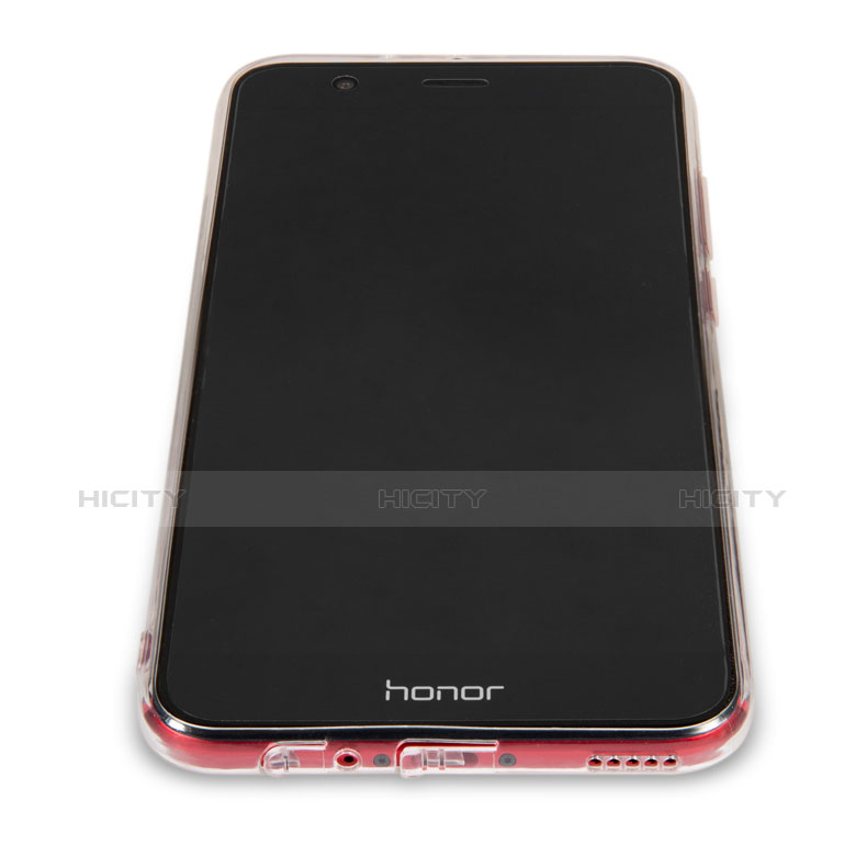 Cover Silicone Trasparente Ultra Sottile Morbida T07 per Huawei Honor V9 Chiaro