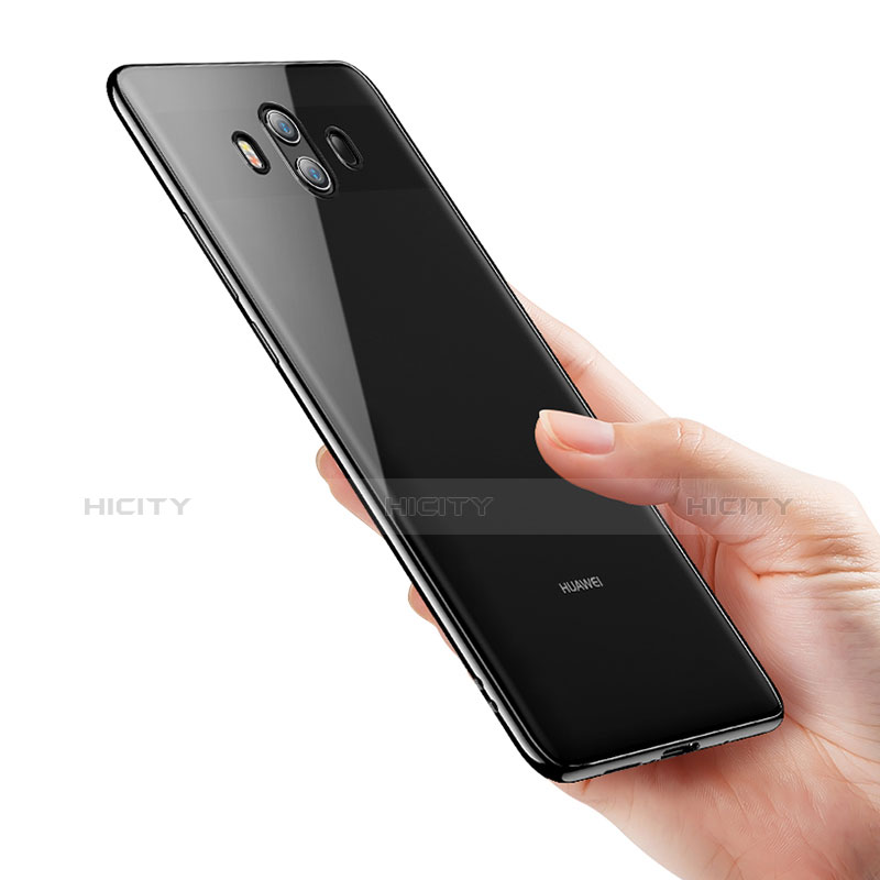 Cover Silicone Trasparente Ultra Sottile Morbida T07 per Huawei Mate 10 Nero