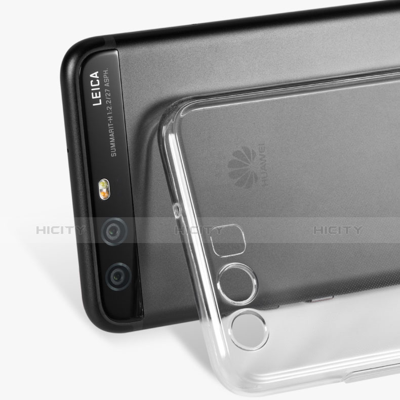 Cover Silicone Trasparente Ultra Sottile Morbida T07 per Huawei P10 Plus Chiaro