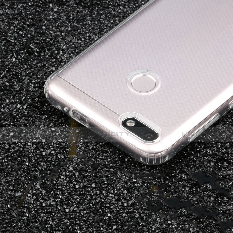 Cover Silicone Trasparente Ultra Sottile Morbida T07 per Huawei P9 Lite Mini Chiaro