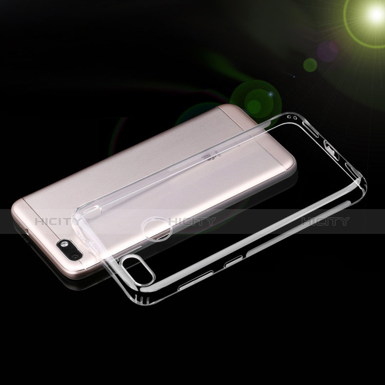 Cover Silicone Trasparente Ultra Sottile Morbida T07 per Huawei Y6 Pro (2017) Chiaro