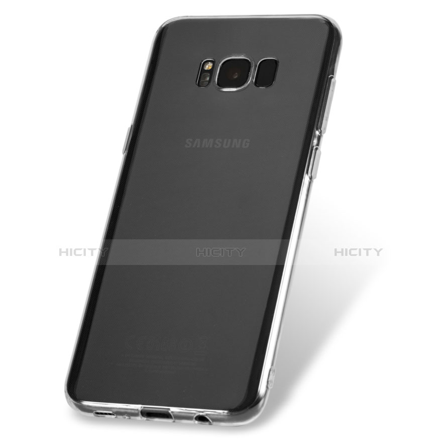 Cover Silicone Trasparente Ultra Sottile Morbida T07 per Samsung Galaxy S8 Plus Chiaro