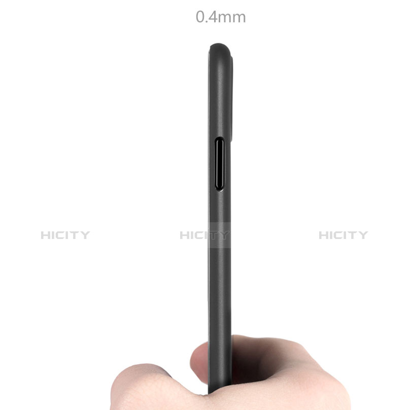 Cover Silicone Trasparente Ultra Sottile Morbida T08 per Apple iPhone X Grigio