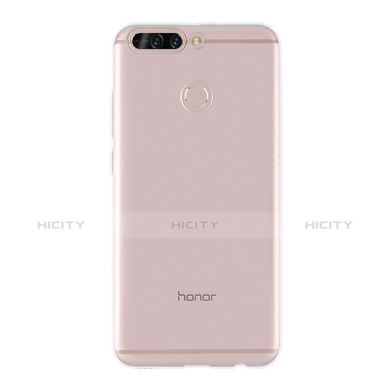 Cover Silicone Trasparente Ultra Sottile Morbida T08 per Huawei Honor 8 Pro Chiaro