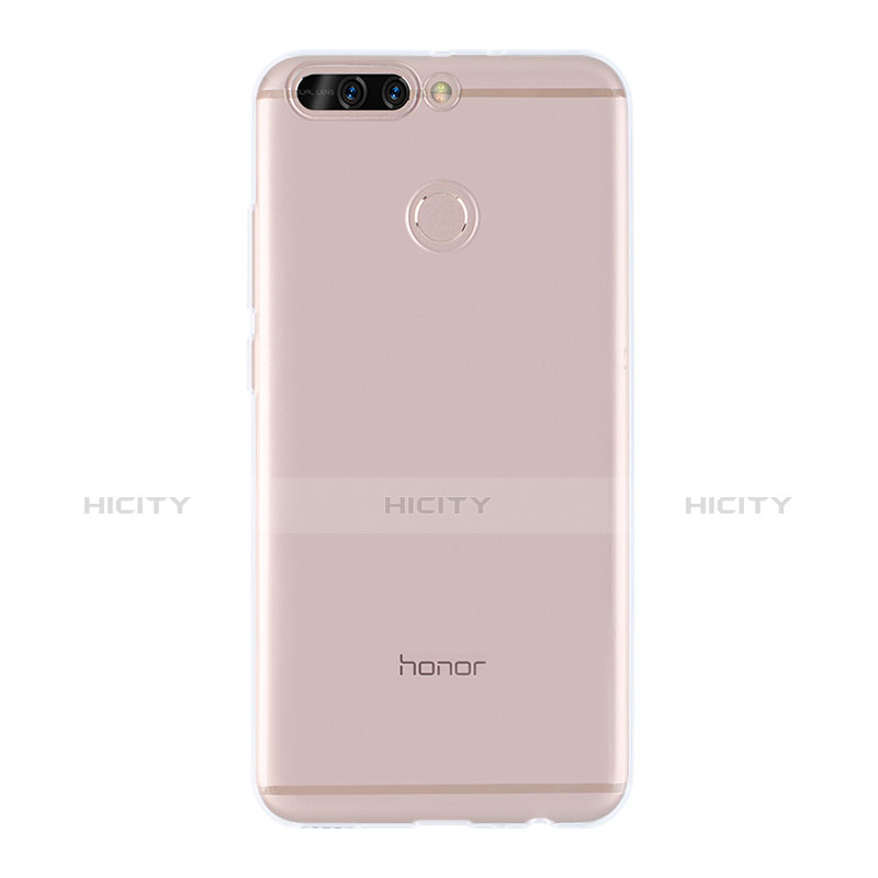 Cover Silicone Trasparente Ultra Sottile Morbida T08 per Huawei Honor V9 Chiaro