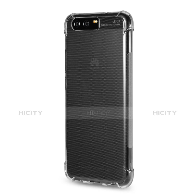 Cover Silicone Trasparente Ultra Sottile Morbida T08 per Huawei P10 Plus Chiaro