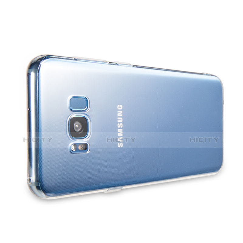 Cover Silicone Trasparente Ultra Sottile Morbida T08 per Samsung Galaxy S8 Plus Chiaro