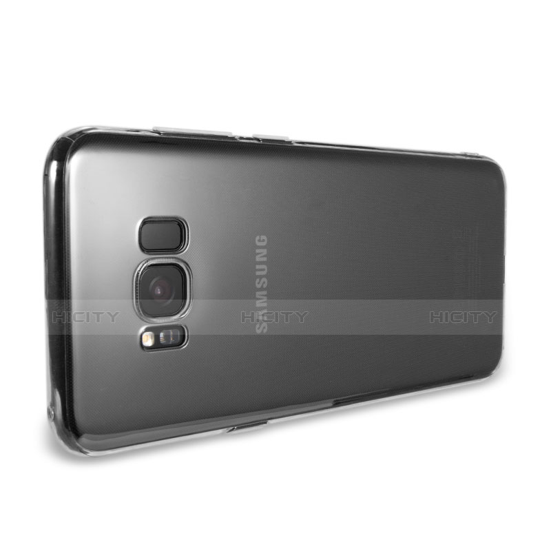 Cover Silicone Trasparente Ultra Sottile Morbida T08 per Samsung Galaxy S8 Plus Chiaro