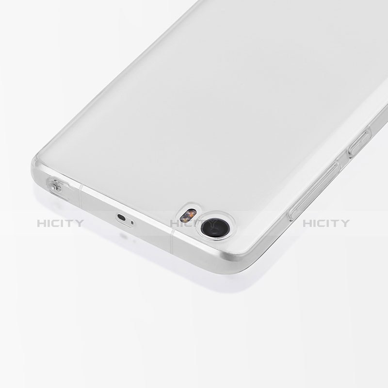 Cover Silicone Trasparente Ultra Sottile Morbida T08 per Xiaomi Mi 5 Chiaro