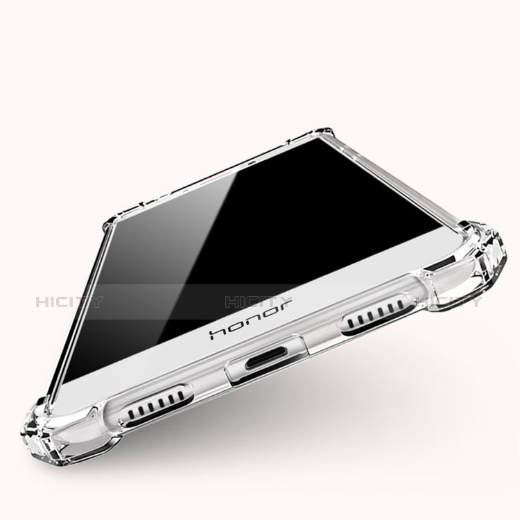 Cover Silicone Trasparente Ultra Sottile Morbida T09 per Huawei Honor 6X Pro Chiaro