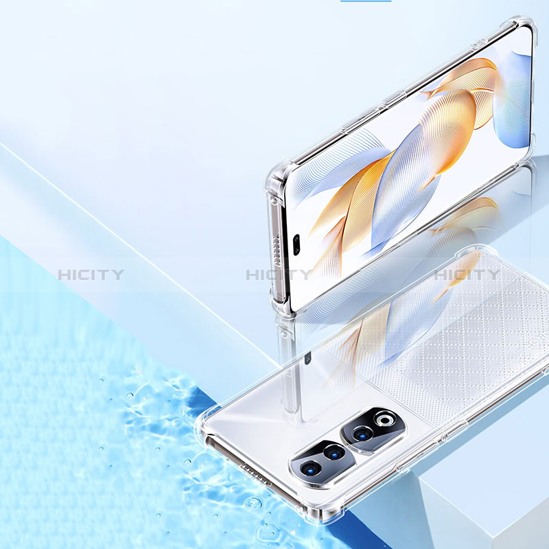 Cover Silicone Trasparente Ultra Sottile Morbida T09 per Huawei Honor 90 Pro 5G Chiaro