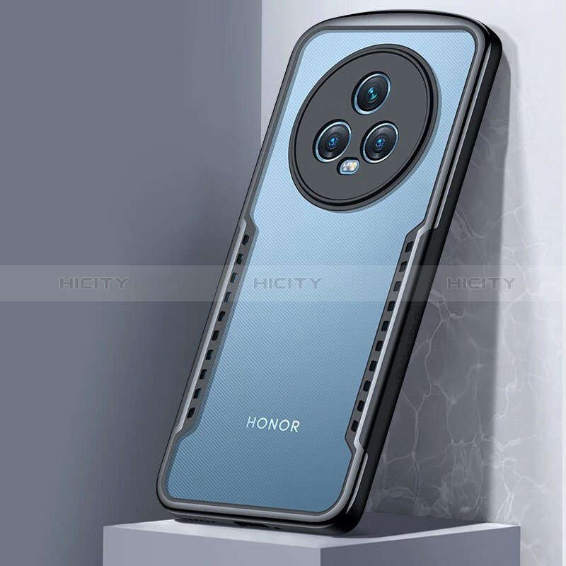 Cover Silicone Trasparente Ultra Sottile Morbida T09 per Huawei Honor Magic5 5G Nero