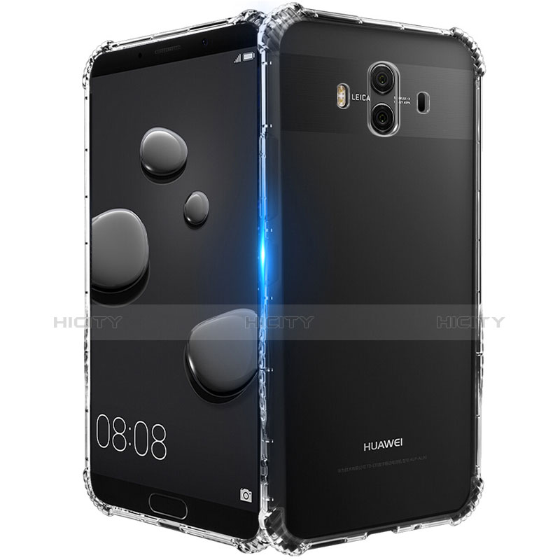 Cover Silicone Trasparente Ultra Sottile Morbida T09 per Huawei Mate 10 Chiaro