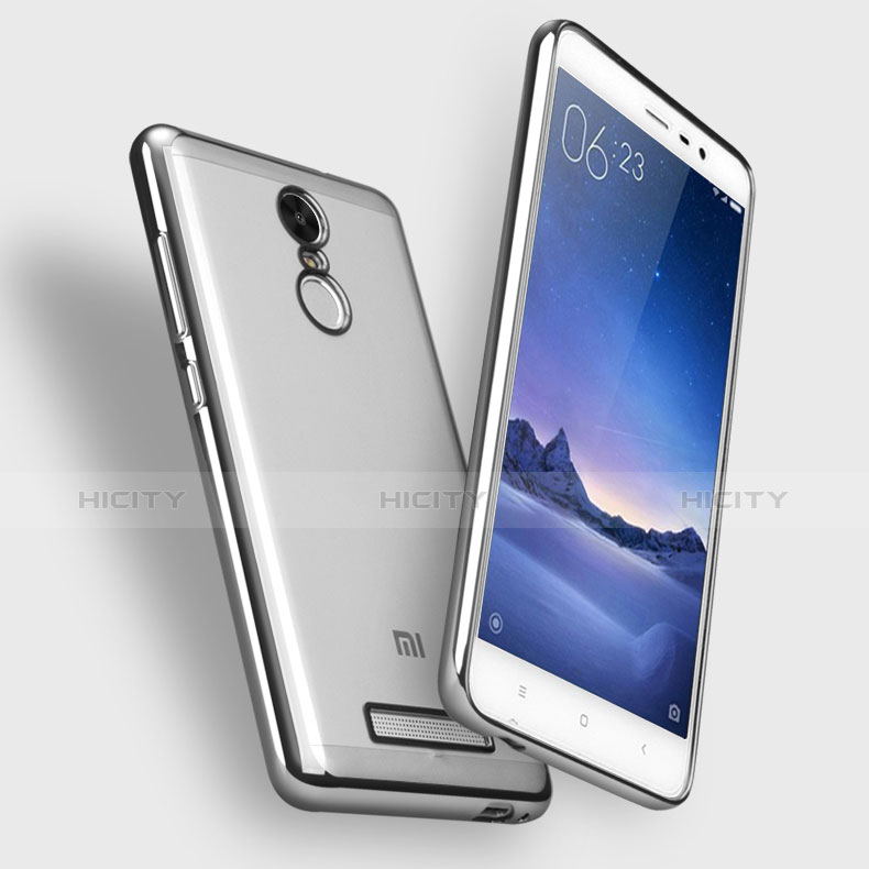 Cover Silicone Trasparente Ultra Sottile Morbida T09 per Xiaomi Redmi Note 3 MediaTek Chiaro