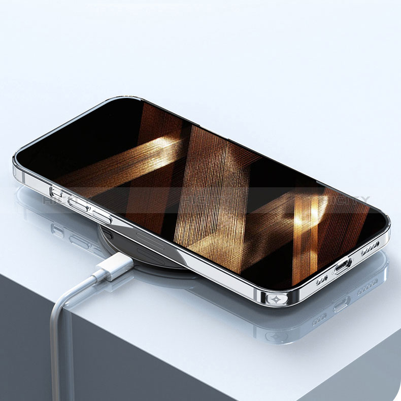 Cover Silicone Trasparente Ultra Sottile Morbida T10 per Apple iPhone 14 Pro Chiaro
