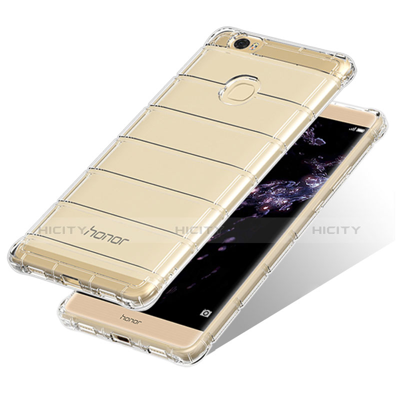 Cover Silicone Trasparente Ultra Sottile Morbida T10 per Huawei Honor Note 8 Chiaro
