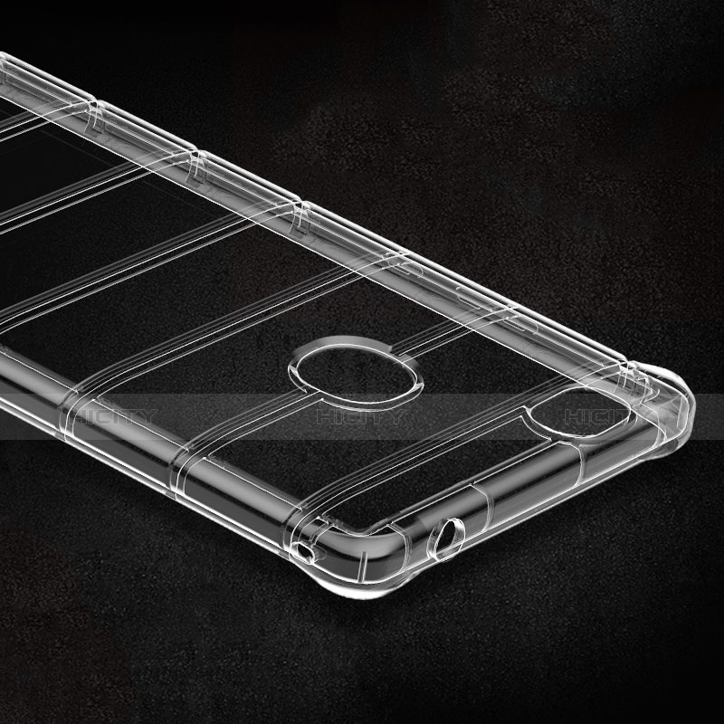 Cover Silicone Trasparente Ultra Sottile Morbida T10 per Huawei Honor Note 8 Chiaro