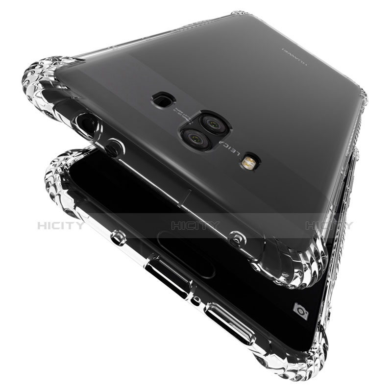 Cover Silicone Trasparente Ultra Sottile Morbida T10 per Huawei Mate 10 Chiaro