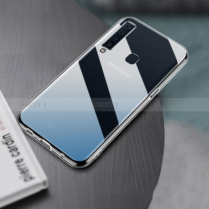 Cover Silicone Trasparente Ultra Sottile Morbida T10 per Samsung Galaxy A9 (2018) A920 Chiaro