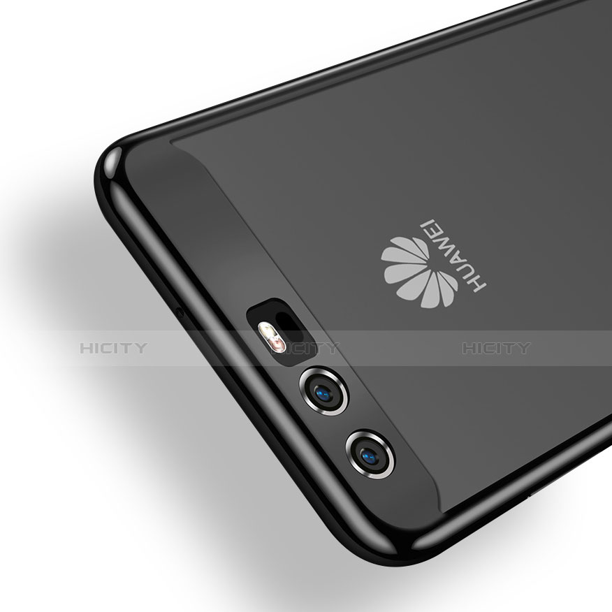 Cover Silicone Trasparente Ultra Sottile Morbida T11 per Huawei P10 Nero